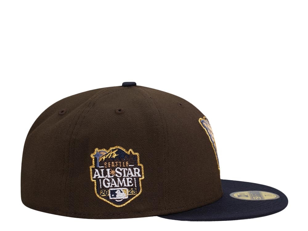 New Era Cleveland Guardians All Star Game 2023 Gold Prime Two Tone Edition 59Fifty Fitted Cap