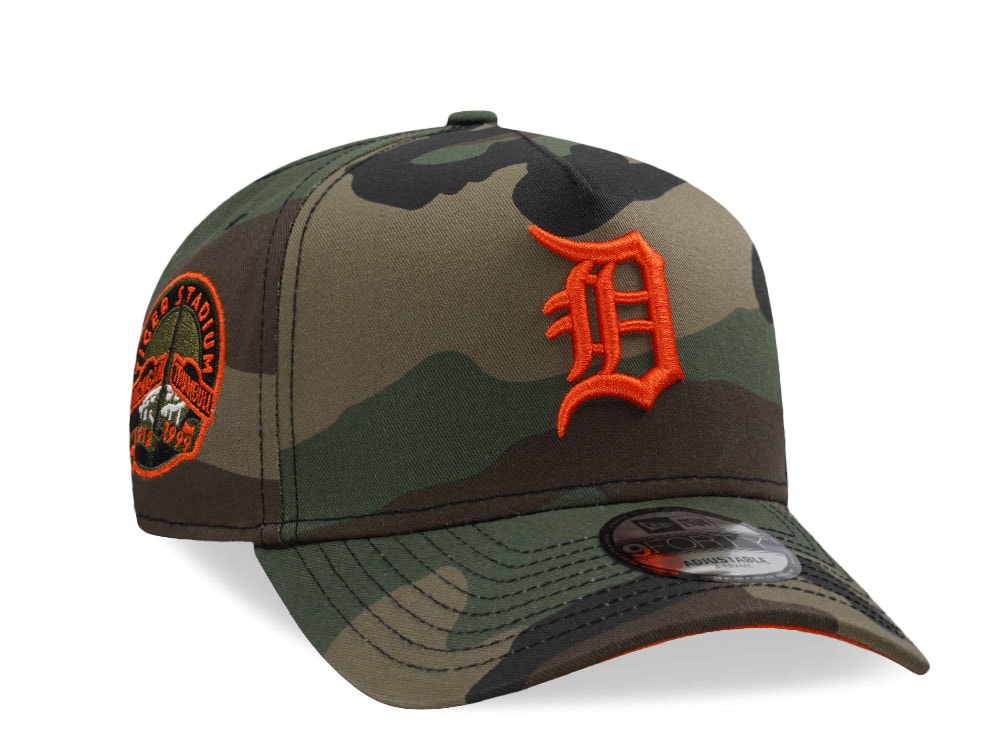 New Era Detroit Tigers Stadium Camo Edition 9Forty A Frame Snapback Cap