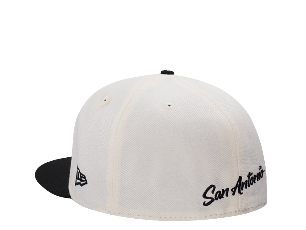 New Era San Antonio Spurs NBA on NBC Chrome Two Tone Edition 59Fifty Fitted Cap
