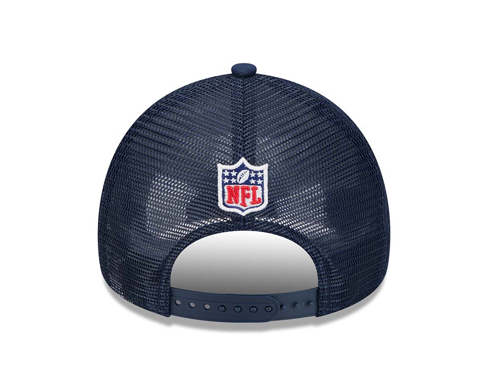 New Era New York Giants Sideline 2024 9Forty A Frame Trucker Snapback Cap