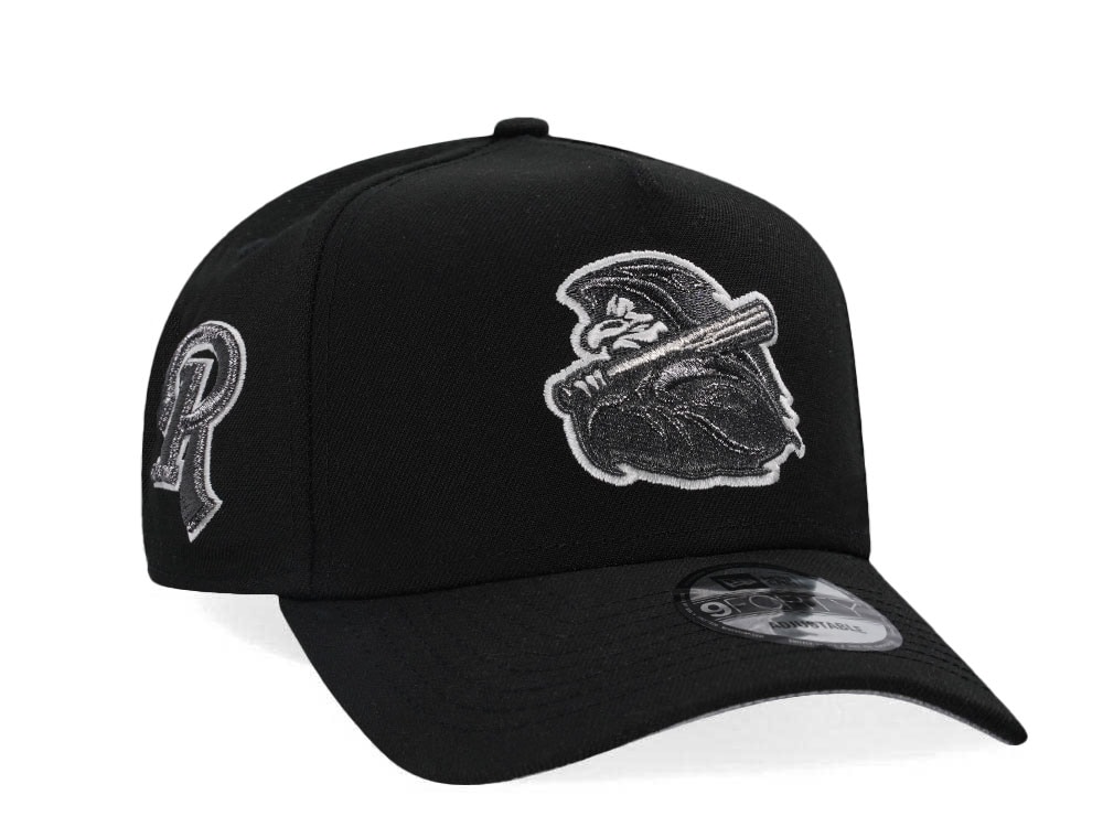 New Era Rochester Red Wings Reaper Glow Metallic 9Forty A Frame Snapback Cap