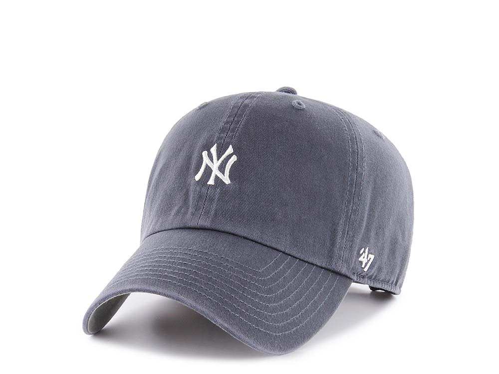 47Brand New York Yankees Vintage Navy Base Runner Clean up Strapback Cap