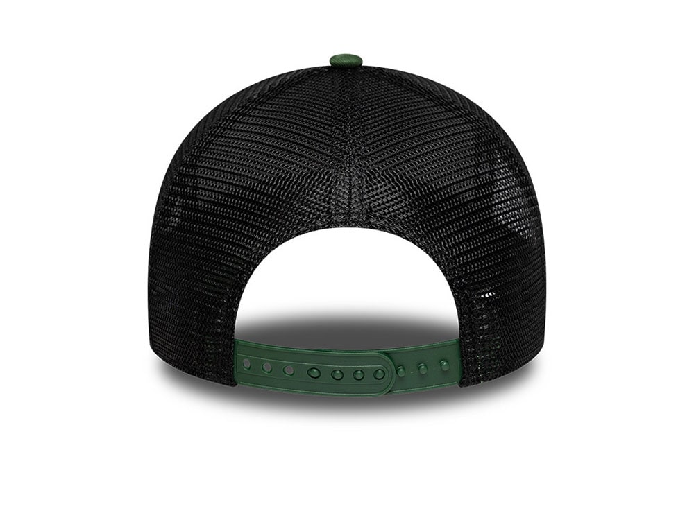 New Era Barcelona Fc Seasonal Dark Green Prime Edition 9Forty A Frame Trucker Snapback Cap