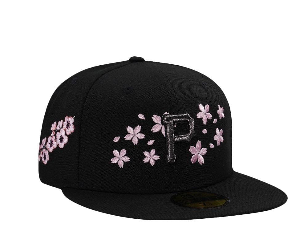 New Era Pittsburgh Pirates Sakura Black Prime Edition 59Fifty Fitted Cap