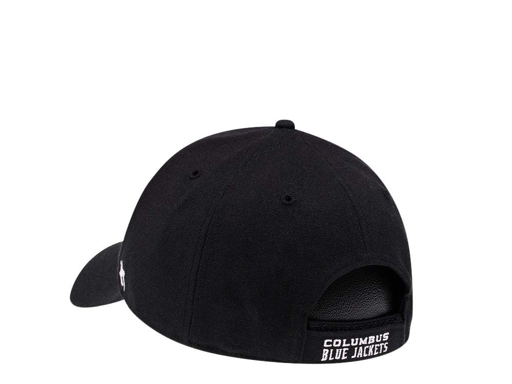 47Brand Columbus Blue Jackets Classic Black Strapback Cap