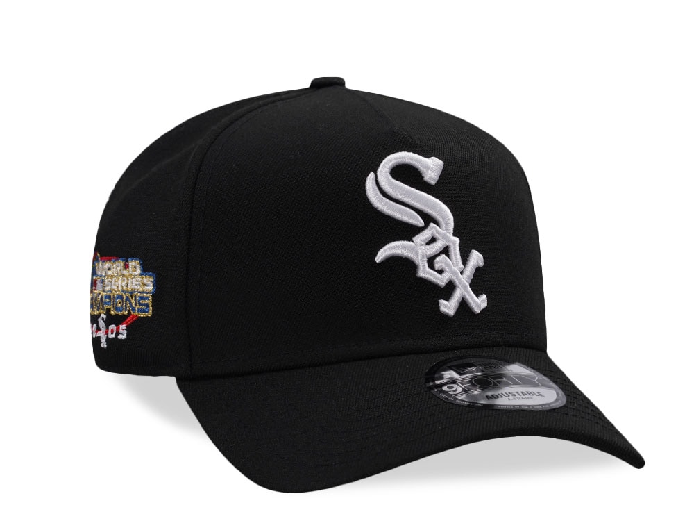 New Era Chicago White Sox World Series Champions 2005 Black Prime Edition 9Forty A Frame Snapback Cap