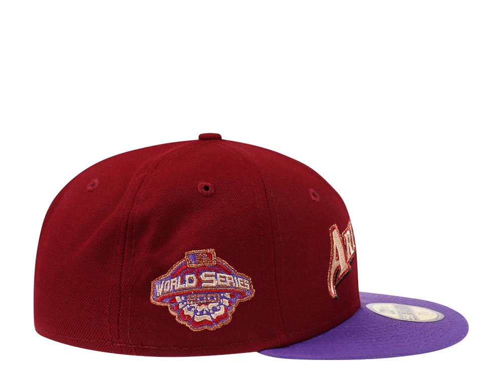 New Era Arizona Diamondbacks World Series 2001 Script Prime Edition 59Fifty Fitted Cap