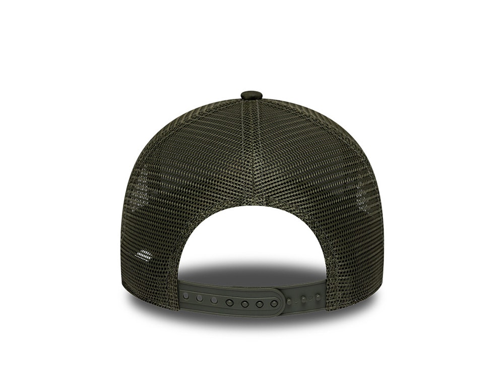 New Era Paris Saint Germain Green Tonal Camouflage Prime Edition 9Forty A Frame Trucker Snapback Cap