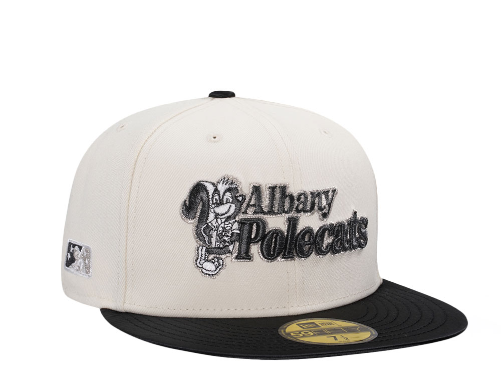 New Era Albany Polecats MILB Satin Brim Chrome Edition 59Fifty Fitted Cap