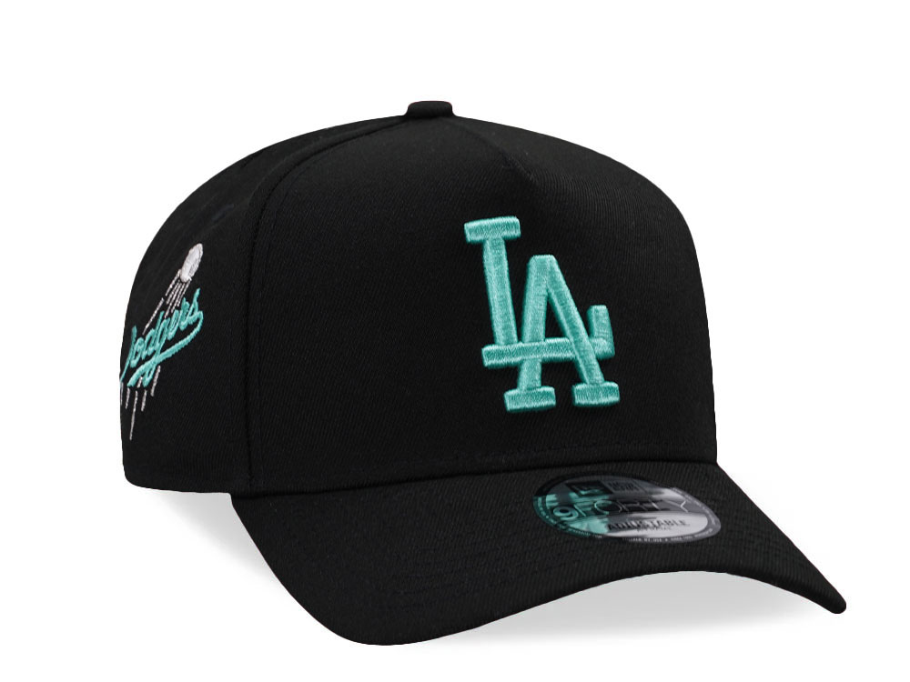 New Era Los Angeles Dodgers Black Tiffany Prime Edition 9Forty A Frame Snapback Cap