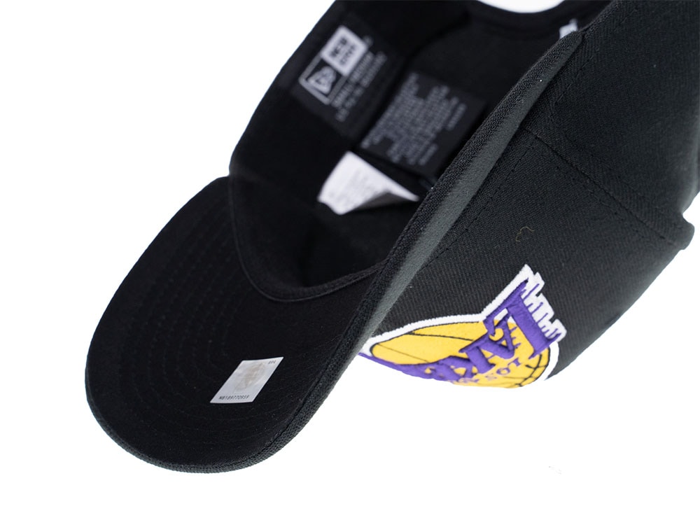 New Era Los Angeles Lakers Stretch 9Fifty Logo Black Snapback Cap