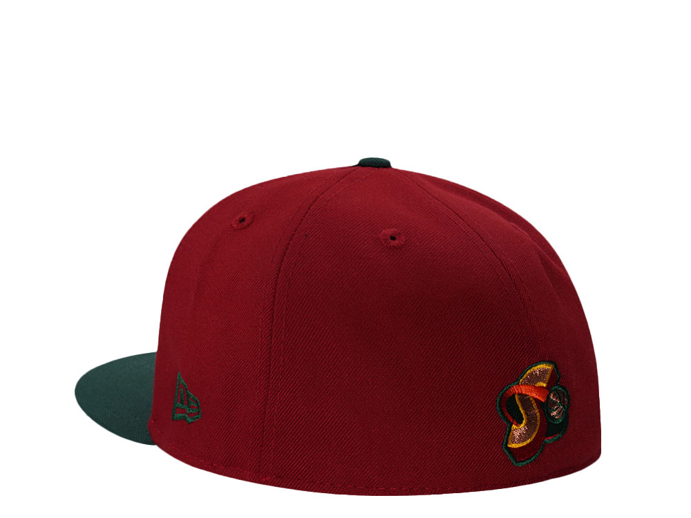 New Era Seattle Supersonics NBA On NBC Maroon Two Tone Edition 59Fifty Fitted Cap