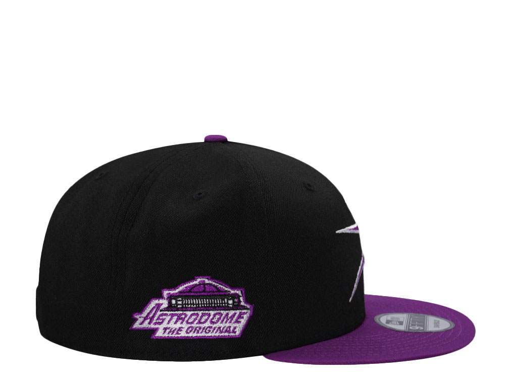 New Era Houston Astros Astrodome Black Sparkling Grape Edition 9Fifty Snapback Cap
