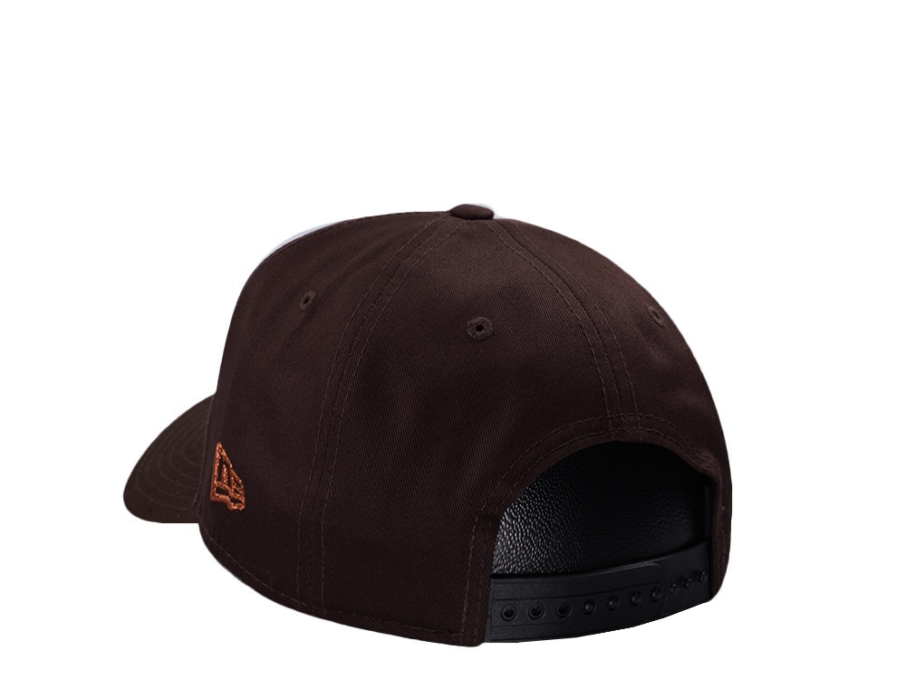 New Era Texas Rangers 40th Anniversary Burnt Wood Prime Edition 9Forty A Frame Snapback Cap