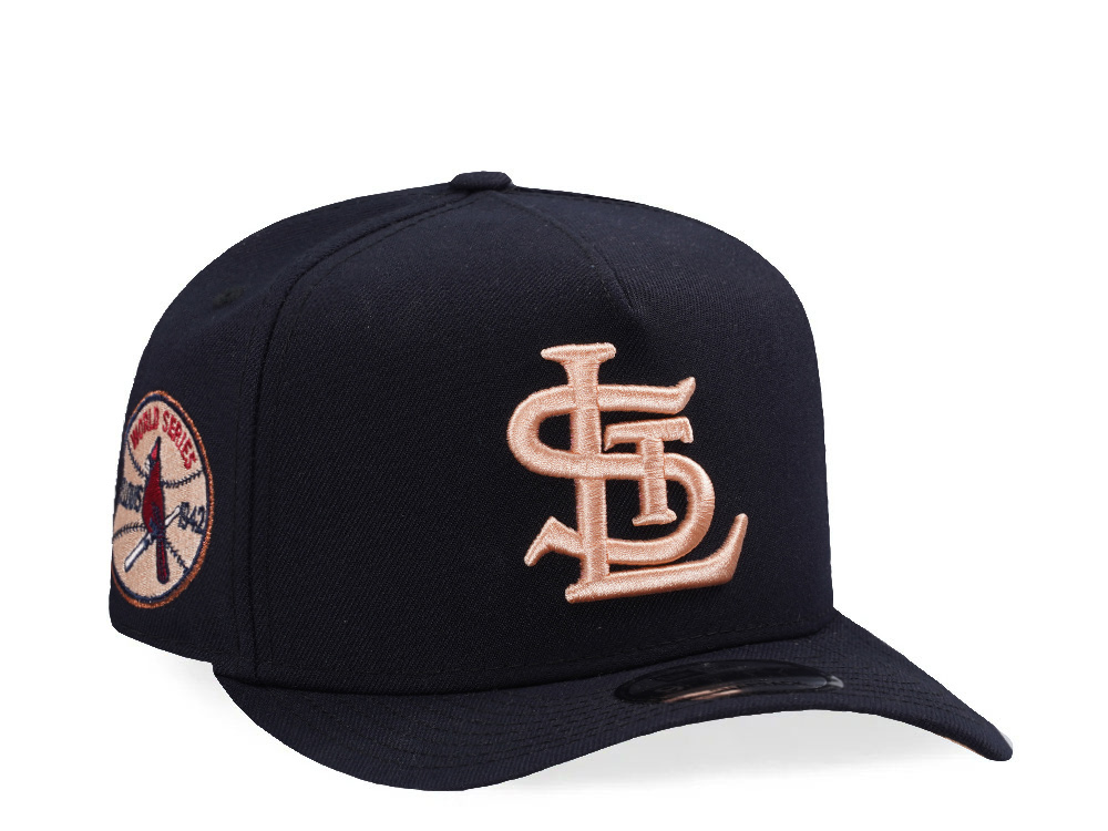 New Era St. Louis Cardinals World Series 1942 Navy Prime Edition 9Fifty A Frame Snapback Cap