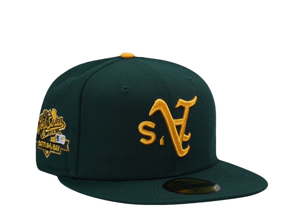 New Era Oakland Athletics World Series 1989 Upside Down Edition 59Fifty Fitted Cap