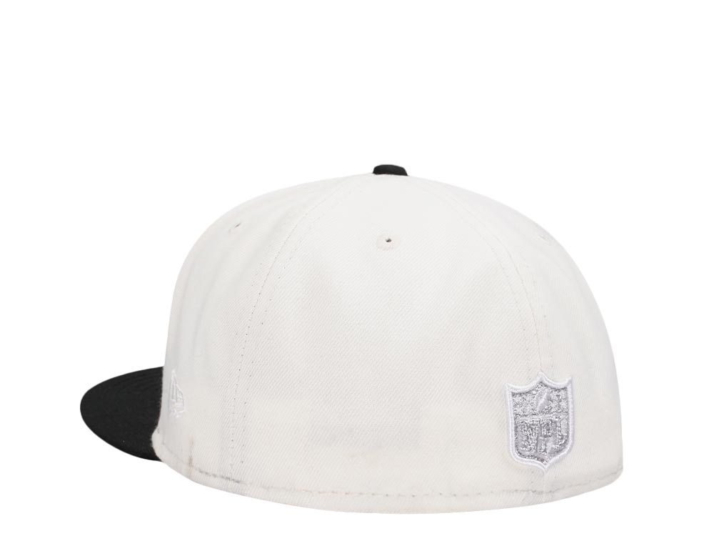 New Era Las Vegas Raiders Inaugural Season 2020 Chrome Two Tone Edition 59Fifty Fitted Cap