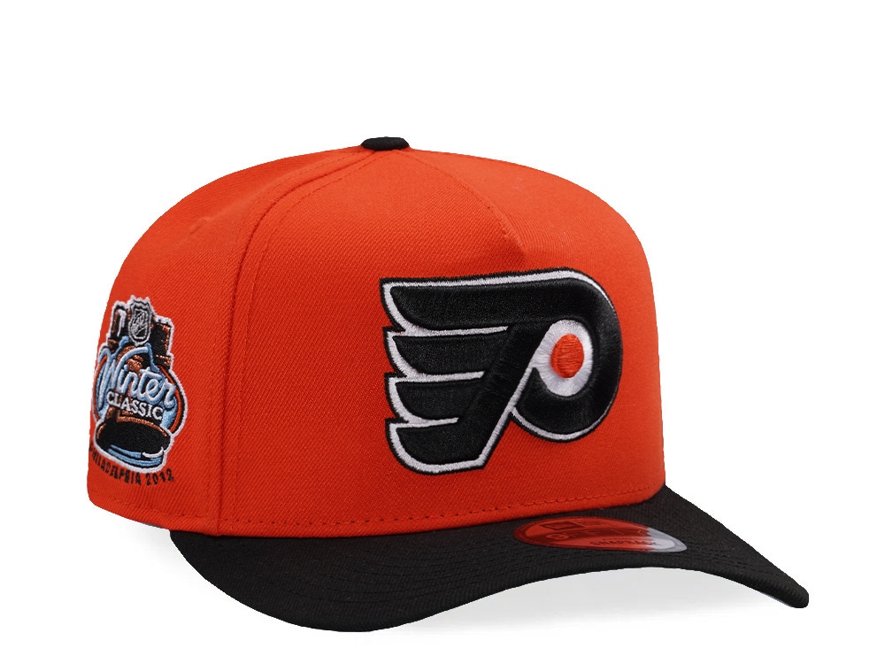 New Era Philadelphia Flyers Winter Classic 2015 Orange Two Tone Edition 9Fifty A Frame Snapback Cap