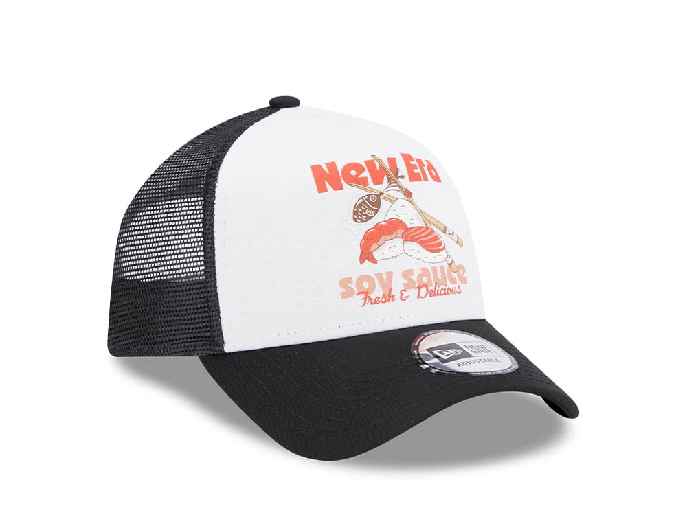 New Era Soy Sauce Food  9Forty A Frame Trucker Snapback Cap