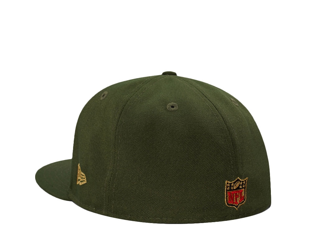 New Era Buffalo Bills Metallic Rifle Green Prime Edition 59Fifty Fitted Cap