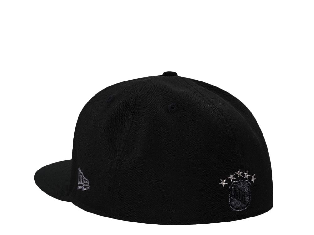 New Era Boston Bruins 100th Anniversary Metallic Black Prime Edition 59Fifty Fitted Cap