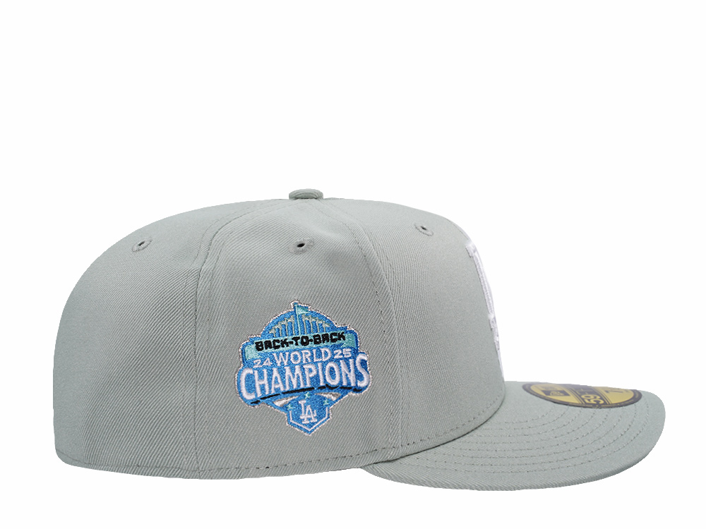 New Era Los Angeles Dodgers World Series 2025 Evergreen Prime Edition Pre Curved 59Fifty Fitted Cap