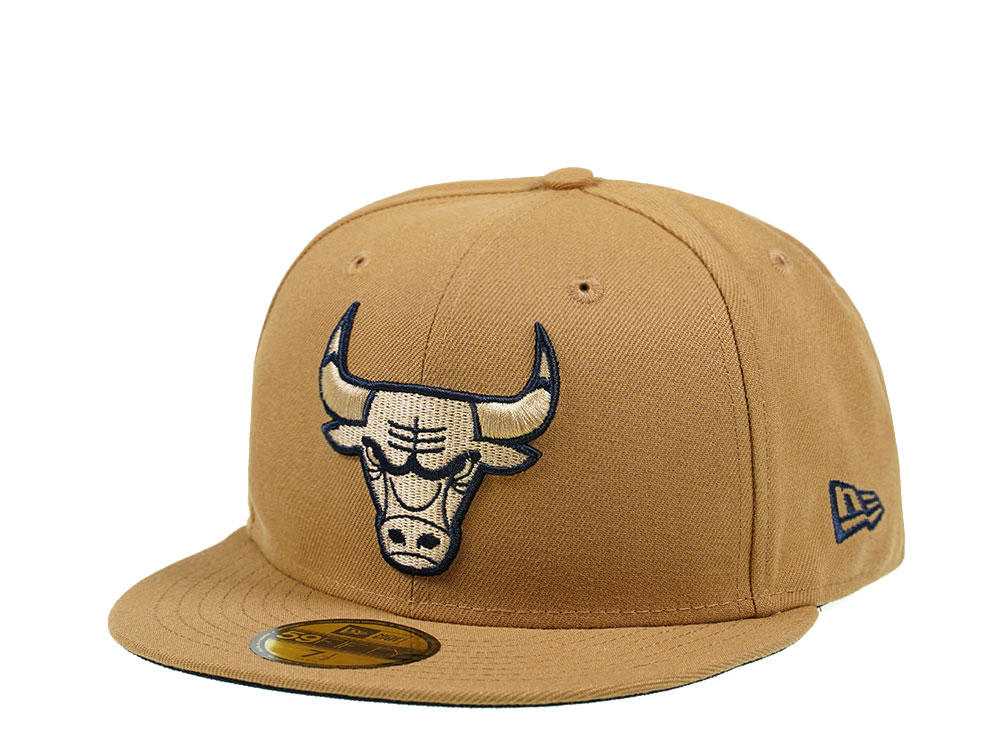 New Era Chicago Bulls Wheat Edition 59Fifty Fitted Cap