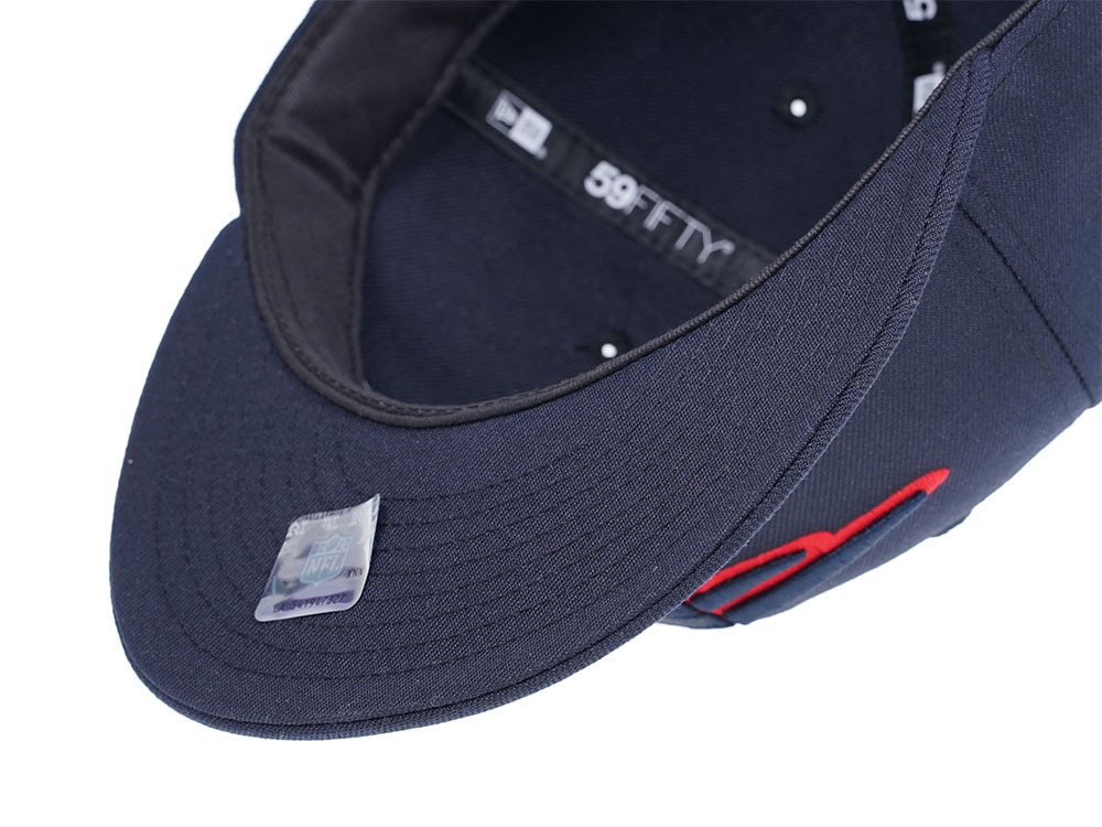 New Era New England Patriots Blue Tonal 59Fifty Fitted Cap