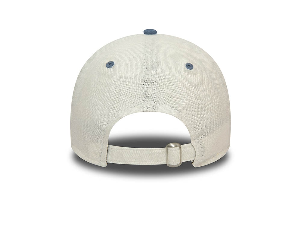 New Era Linen Script Blue 9Twenty Strapback Cap