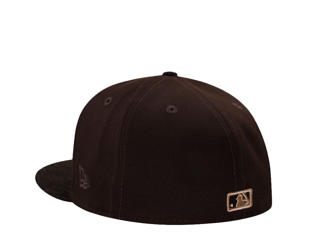 New Era Atlanta Braves Walnut Corduroy Two Tone Edition 59Fifty Fitted Cap
