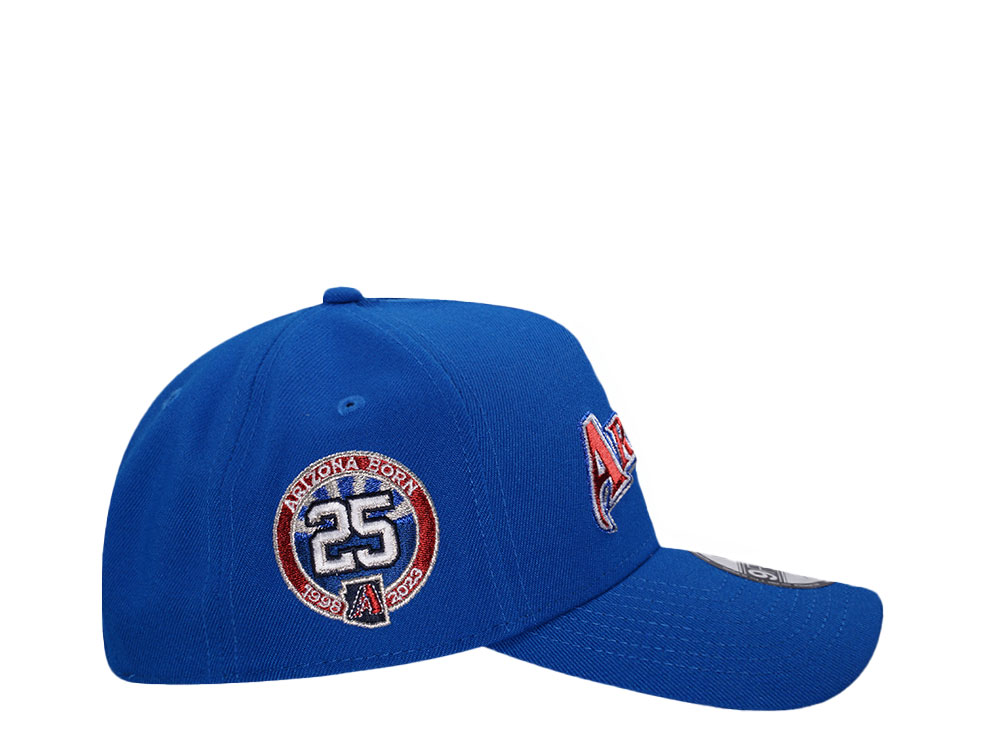 New Era Arizona Diamondbacks 25th Anniversary Blue Edition 9Forty A Frame Snapback Cap