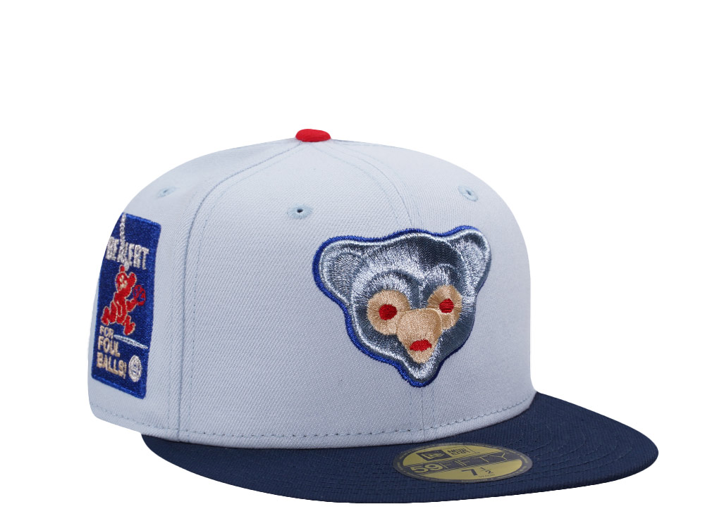 New Era Chicago Cubs Be Alert Mountain Blue Two Tone Edition 59Fifty Fitted Cap