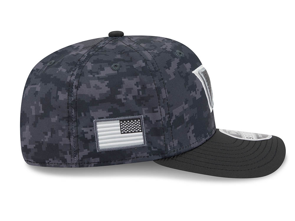 New Era Washington Commanders NFL Salute to Service 2026 Digi Camo Black 9Seventy Stretch Snapback Cap