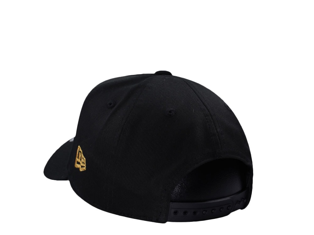 New Era San Francisco 49ers Black Gold Edition 9Forty A Frame Snapback Cap