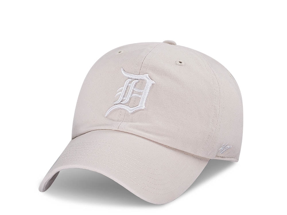 47Brand Detroit Tigers Bone Clean Up Strapback Cap