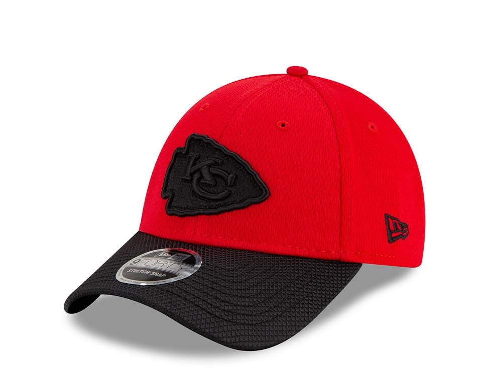 New Era Kansas City Chiefs Road Sideline 9Forty Stretch Snapback Cap
