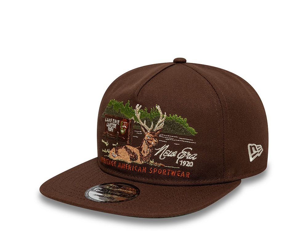 New Era Outdoor Deer Graphic Brown Edition 19Twenty Strapback Cap