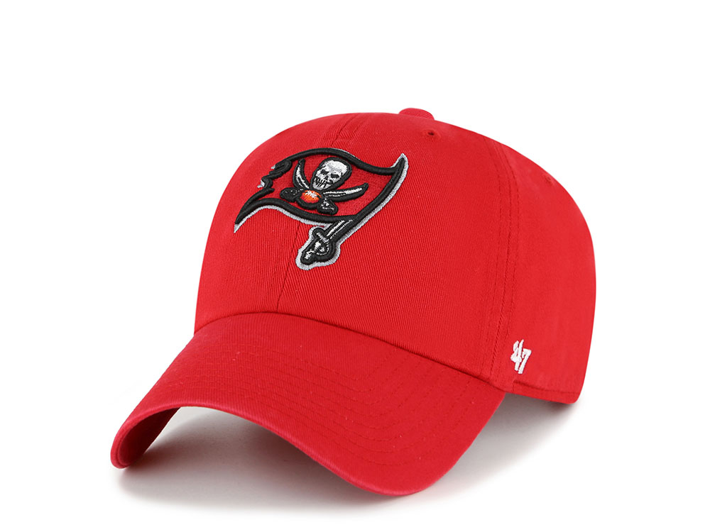 47Brand Tampa Bay Buccaneers Red Classic Edition Clean Up Strapback Cap