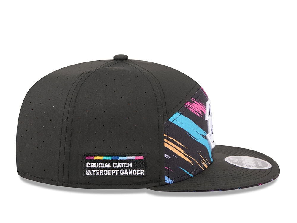 New Era Cincinnati Bengals Crucial Catch 2026 Black Edition 9Fifty Split Panel Snapback Cap
