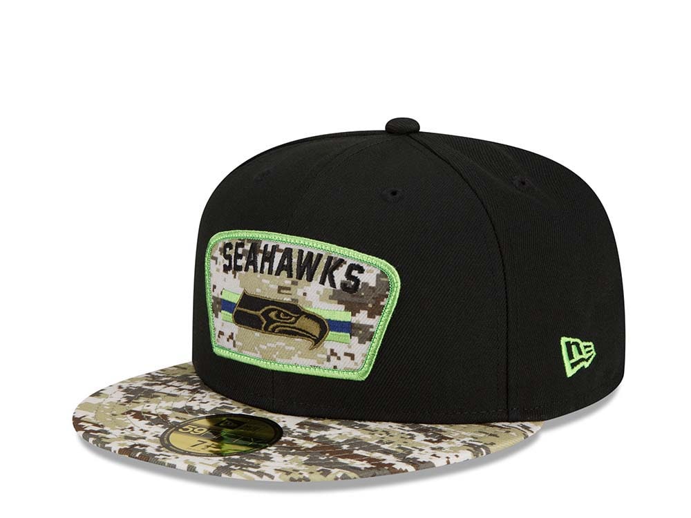 New Era Seattle Seahawks Salute to Service 21 59Fifty Fitted Cap