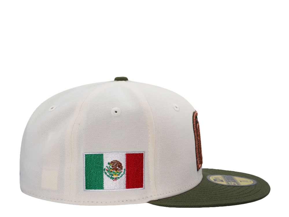 New Era Mexico World Baseball Classic Chrome Two Tone Edition 59Fifty Fitted Cap