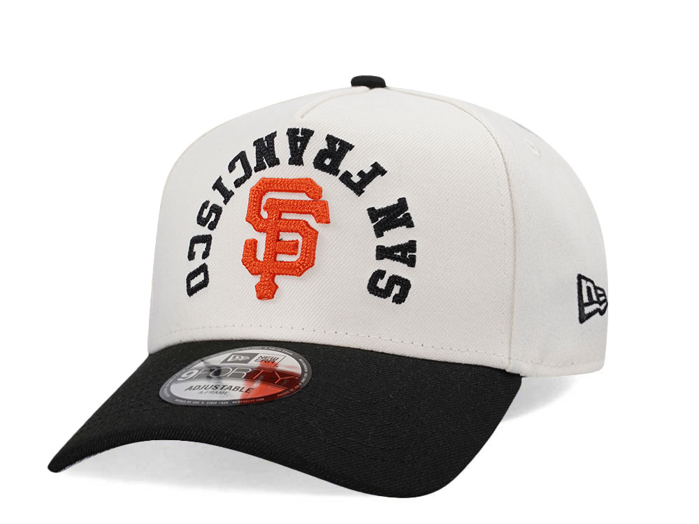New Era San Francisco Giants Script Chrome Two Tone Edition 9Forty A Frame Snapback Cap