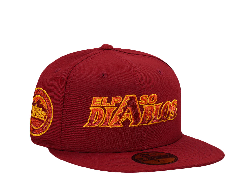 New Era El Paso Diablos Red Prime Edition 59Fifty Fitted Cap