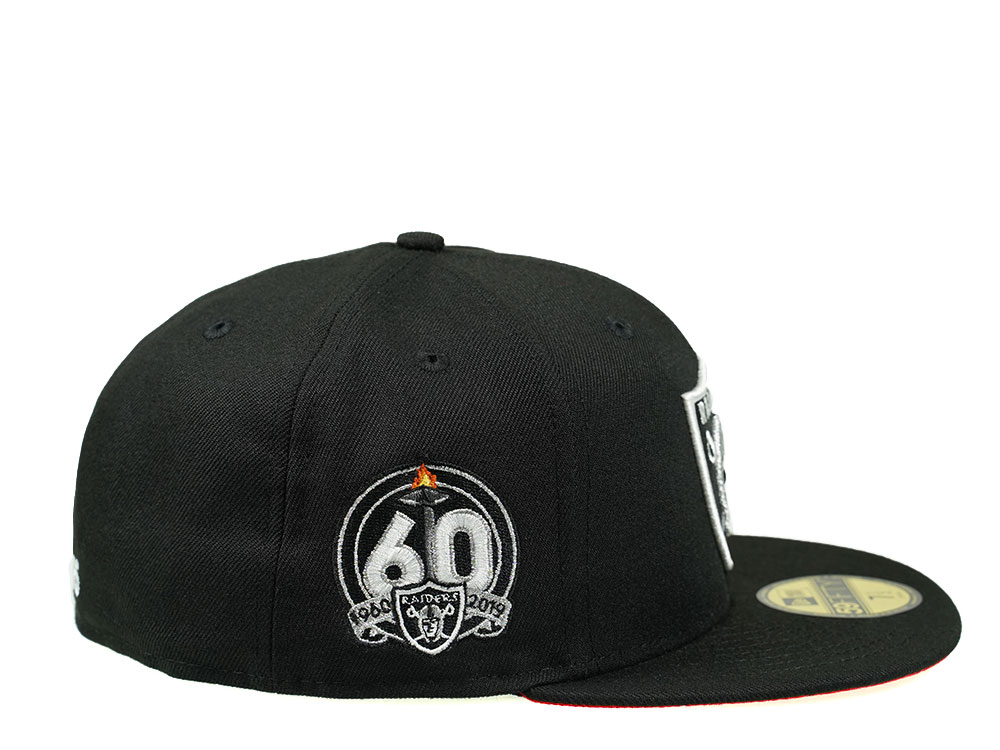 New Era Las Vegas Raiders 60th Season Black Red Edition 59Fifty Fitted Cap