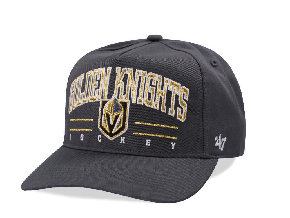 47Brand Las Vegas Golden Knights Charcoal Hitch Edition Snapback Cap