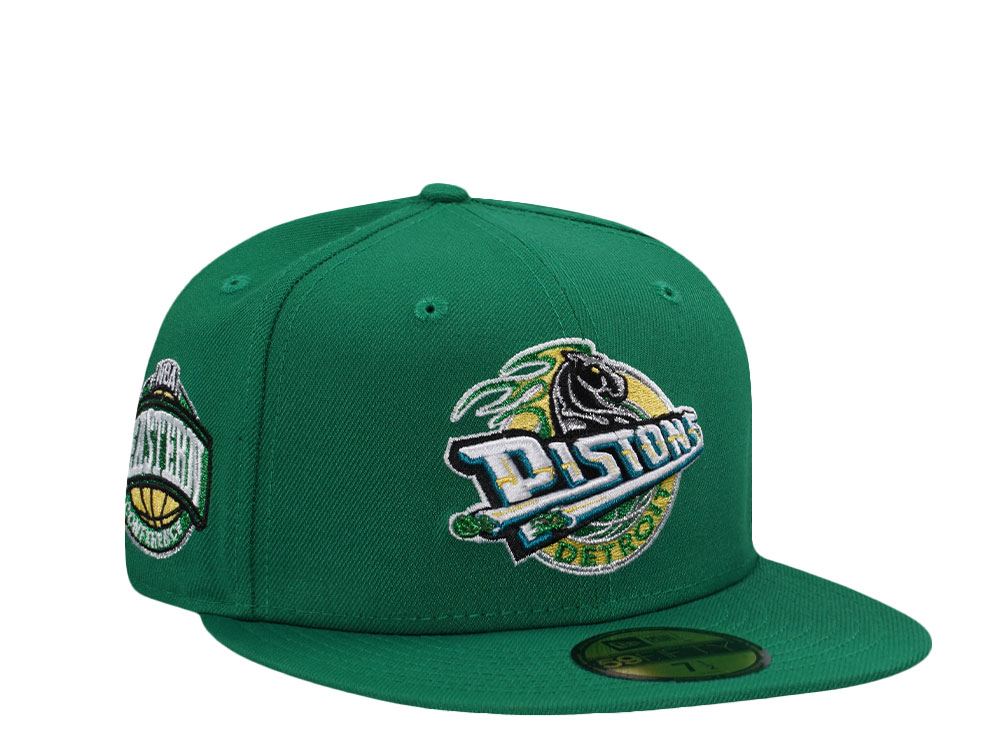 New Era Detroit Pistons Eastern Conference Green Prime Edition 59Fifty Fitted Cap