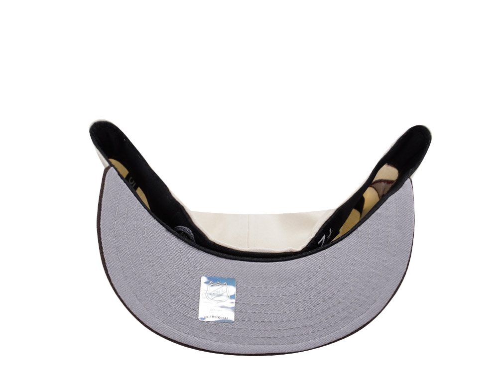 New Era Anaheim Ducks 10th Anniversary Canvas Chrome Two Tone Horror Edition 59Fifty Fitted Cap