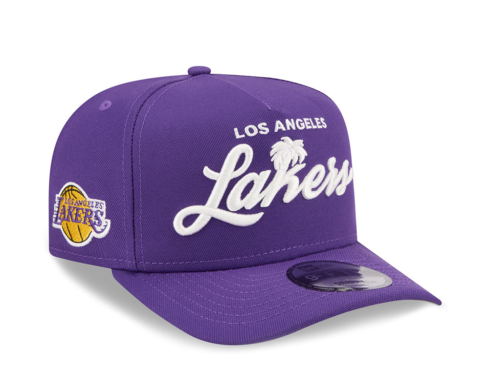 New Era Los Angeles Lakers Local Play 9Fifty A Frame Snapback Cap