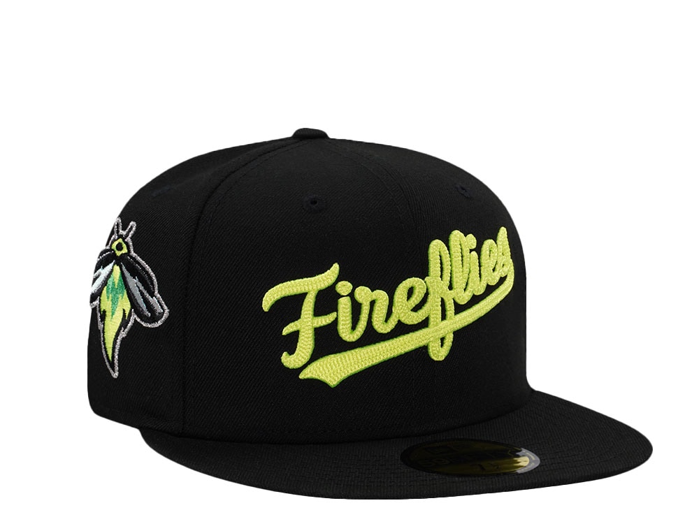 New Era Columbia Fireflies Chainstitch  Black Prime Edition 59Fifty Fitted Cap