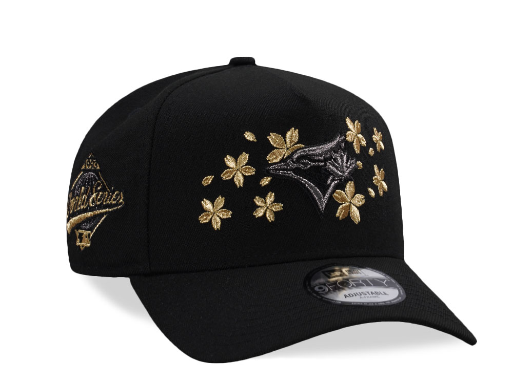 New Era Toronto Blue Jays World Series 1993 Sakura Black Prime Edition 9Forty A Frame Snapback Cap